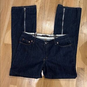 Kulson Women’s Covent Garden Dk Indigo Jeans Size 46 Zipper Detail Made in Italy